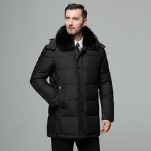 Nhà sản xuất bán buôn quần áo mới làm việc xuống áo khoác nam áo khoác dày dày kích thước lớn cha ấm Áo khoác