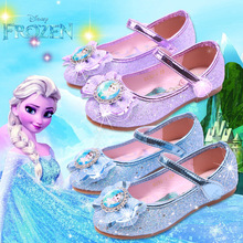 Phim hoạt hình Aisha đế mềm bé giày bé gái công chúa giày tuyết tuyết lãng mạn pha lê giày trẻ em hoa phẳng giày Giày công chúa