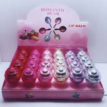 ROMANTIC BEAR Lollipop 6 màu Lip Balm Cute Lightening Lip Color dưỡng ẩm dưỡng ẩm Son môi