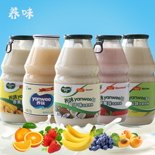 Sữa chuối Yangwei Xiyingmen uống 220ml * 15 chai vi khuẩn axit lactic lên men uống gốc 0 chất béo Sữa chua