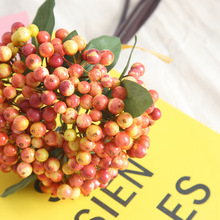 Nhà sản xuất khuyến nghị ngoại thương chi nhánh berry hoa giả hoa bán buôn hoa lụa xuất khẩu trang trí nhà GF13645 Trái cây mô phỏng