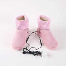 Giày tuyết Giày nóng USB Giày ấm chân USB Giày ấm chân Giày sưởi điện Giày bông Giày sang trọng Cổ vật ấm áp mùa đông USB