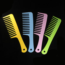 Dầu gội nhỏ lược răng lớn nhựa rộng răng lược chải tóc xoăn thêm lược tóc lớn có thể được tùy chỉnh Lược chải tóc