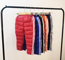 Quần áo trẻ em mùa đông Yu Feiyan Quần mới cho trẻ em xuống quần trong quần trẻ em ấm áp mặc một thế hệ tóc Xuống quần