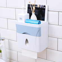 Sáng tạo nhà vệ sinh giấy dán dấu vết rút ra đôi băng băng cát-xét mô ngăn kéo ba đơn giản đa chức năng Hộp khăn giấy đa chức năng