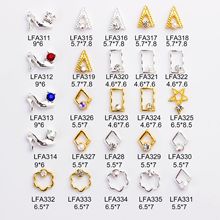 Nhà máy trực tiếp Love Crystal Diamond Pearl Nail Sticker Công cụ Nail Bán buôn Hợp kim Nhật Bản Nghệ thuật làm móng