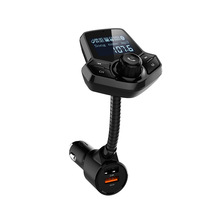 Nhà máy sản xuất xe hơi trực tiếp mp3 QC3.0 Bluetooth màn hình kỹ thuật số sạc xe hơi fm Máy phát Bluetooth Máy nghe nhạc MP3 bán buôn Máy phát