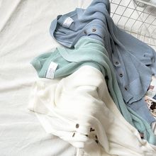[Mei Yi She] Áo len lụa mùa hè 2019 mới dành cho nữ áo choàng rộng chống nắng khăn choàng mỏng cardigan ngắn Áo len nữ