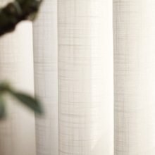 Đơn giản hiện đại kết cấu phong cách Scandinavian rèm cửa Nhật Bản đồng bằng rắn màu dày lên màn hình bắt chước lanh sợi tùy chỉnh Rèm đơn giản