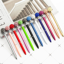 Sáng tạo mới nhiều màu khoan bóng quảng cáo bút Văn phòng phẩm văn phòng xoay kim loại Quà tặng sinh viên bút kim loại Bút bi
