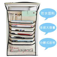 Bàn nhân tạo sách túi lưu trữ bàn treo túi treo túi sách treo học sinh trung học công suất lớn sáng tạo bàn treo túi Hàn Quốc Giá sách