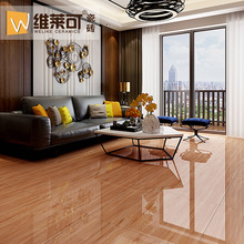Phòng khách Trung Quốc ánh sáng mềm mại Phòng ngủ gỗ vân gỗ đầy đủ đánh bóng men 800x800 Gạch lát sàn giả gỗ Chống trơn trượt Gạch lát sàn trong nhà