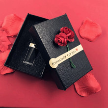 Tùy chỉnh hộp nước hoa son môi hình chữ nhật đính hộp nhỏ tươi hộp quà tặng bên trong hộp quà tặng mỹ phẩm Hộp quà