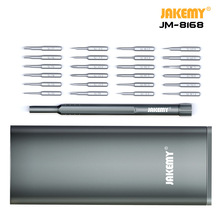 Bộ tuốc nơ vít kết hợp công cụ phần cứng JAKEMY24 in 1 bộ JM-8168 kê với cùng chất liệu tuốc nơ vít S2 Công cụ kết hợp viễn thông