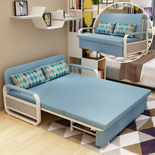 Nhà máy trực tiếp sofa giường gấp 1,5 căn hộ nhỏ đa chức năng 1.8 vải sofa đơn giản hiện đại lười Sofa vải