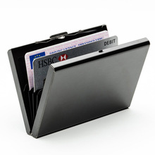 Đa chức năng inox hộp thẻ tín dụng ngân hàng Chống trộm kim loại thẻ chủ thẻ Sổ danh thiếp
