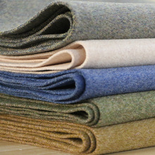 Áo len cashmere hai mặt đầy đủ chất liệu vải len hai mặt mùa thu và mùa đông mới Tóc đầy đủ