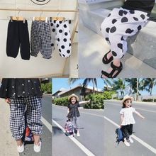 Aobei 2019 hè Phiên bản Hàn Quốc của quần áo trẻ em mới quần harem hoang dã quần legging thường xuyên bán buôn và bán lẻ Culottes