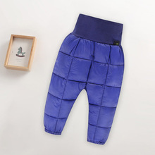 Mùa thu đông mới xuống quần giữ ấm cho bé trai và bé gái Quần ấm quần cao eo dày có thể mở quần Xuống quần