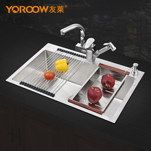 Hướng dẫn sử dụng bếp inox Youlai máng đơn vuông với vòi đặt chậu rửa dày diện tích lớn Chìm