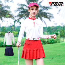 Đội đang đặt hàng! PGM Golf Quần áo Golf Nữ Áo thun dài tay cho mùa thu và mùa đông dành cho nữ Áo thun nữ dài tay