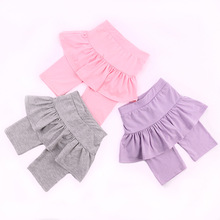 Phiên bản Hàn Quốc của quần legging nữ mùa hè quần bảy điểm giả hai mảnh giả quần hai dây váy mỏng phần mặc đáy Culottes