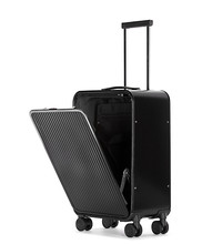 Tất cả vali hợp kim nhôm-magiê 20 inch 24 inch 28 inch hành lý phía trước bao gồm công suất lớn xe đẩy trường hợp bánh xe phổ quát Vali nóng