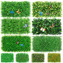 Nền tường nhân tạo màu xanh lá cây nhựa giả hoa cỏ trang trí tường màu xanh lá cây cỏ hoa nền tường hình ảnh Sân cỏ nhân tạo