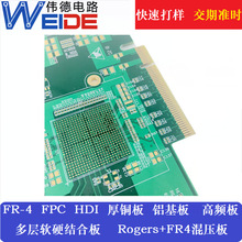 Mạch điều khiển trở kháng HDI nhiều lớp Chất nền nhôm hai mặt pcba một cửa dịch vụ nhà sản xuất bảng mạch PCB Bảng mạch PCB