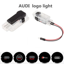 Áp dụng cho đèn chào mừng của Audi Đèn Led cửa Led A4A6Q5Q7 Laser Logo Laser Đèn chiếu Đèn cửa