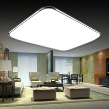 Đèn trần LED hình chữ nhật hiện đại tối giản nhôm acrylic phòng khách đèn trần phòng ngủ Đèn trần hiện đại