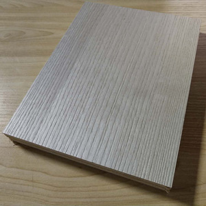 白栓 木饰面板 家具柜体护墙板实木贴皮免漆板 kd科定uv木皮涂装
