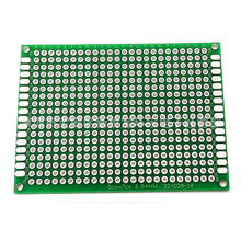 5 * 7CM phun hai mặt 1.6 dày 2.54 bình phổ bảng mạch bảng mạch lỗ bảng PCB thí nghiệm Bảng mạch PCB