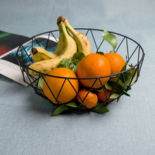Nordic Sắt đĩa trái cây giỏ trái cây hiện đại nhỏ gọn thời trang phòng sinh hoạt lưu trữ lưu trữ khay khô đĩa trái cây Outlet Factory Bát trái cây