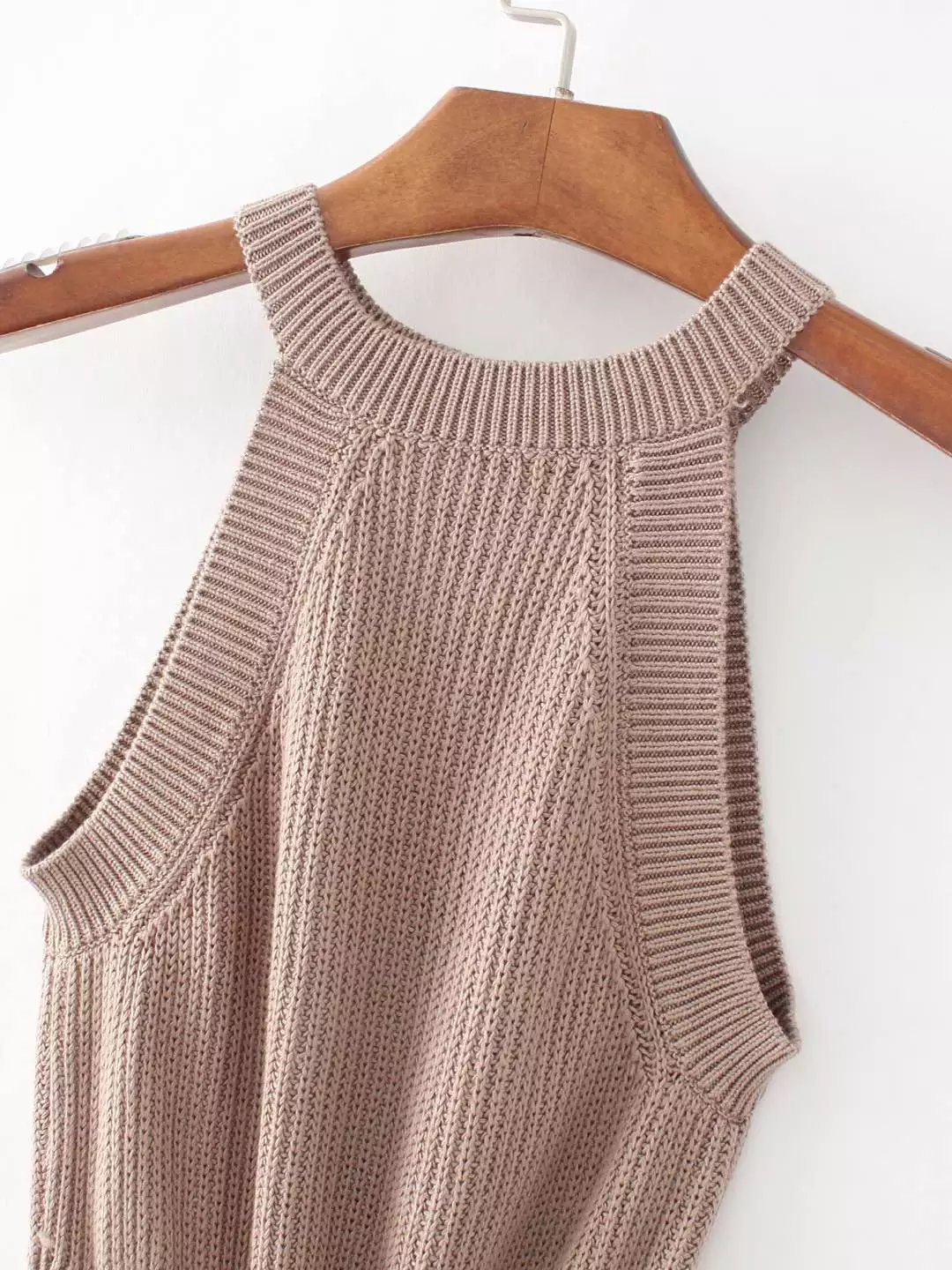 spring narrow shoulder knitted vest  NSAM28372