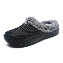 AliExpress xuyên biên giới ebay dép bông mùa đông đôi mẫu thiết lập chân giày túi với giày bông nhà kích thước lớn Giày cotton tại nhà