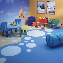 Cao su mẫu giáo Trẻ em thân thiện với môi trường keo dán sàn chống cháy an toàn chống thấm sàn PVC sàn giáo dục sớm Sàn nhựa Sàn nhựa PVC