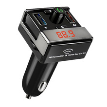 A7 ô tô Bluetooth máy nghe nhạc mp3 Bộ sạc USB kép Thẻ u u phụ trợ Xe hơi Bluetooth rảnh tay fm Xe mp3