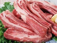 Sườn heo sườn heo thịt lợn hàng trước 10kg / 145 nhân dân tệ Nhà máy trực tiếp bán buôn và bán lẻ Thịt lợn