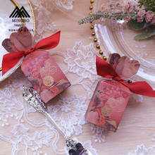 Sáng tạo đám cưới cung cấp bình hoa hộp kẹo với lễ cưới tay châu Âu với quà tặng tay hộp kẹo Trung Quốc Hộp kẹo