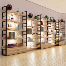 Sản phẩm mỹ phẩm trưng bày kệ siêu thị kệ trưng bày giày cửa hàng túi trưng bày giá kết hợp miễn phí kệ bán buôn Tủ sách