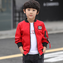 Mùa xuân 2019 phiên bản Hàn Quốc mới của áo khoác bé trai trong áo khoác in hình cá tính của cậu bé lớn Áo khoác