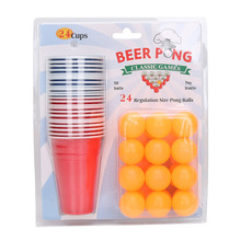 Nhà máy trực tiếp nhựa dùng một lần ly 24 ly nhựa cho các trò chơi bên bia ping pong trò chơi gói giải trí Cốc dùng một lần