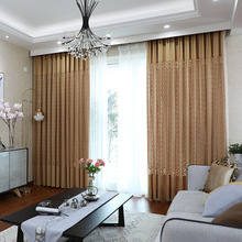 Các phong cách Trung Quốc rèm cửa gạc cổ điển mới trở lại từ Giga jacquard dày cửa sổ phòng ngủ phòng khách den và màn hình Màn vải