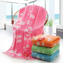 Màu sắc ngây thơ dệt khăn tắm đặc biệt trở lại quà tặng đặc biệt có thể được thêu LG tùy chỉnh trẻ em bé bông khăn lớn khăn Khăn tắm / khăn tắm biển