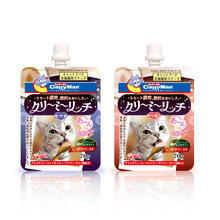 Nhật Bản đa lưới mèo khuếch tán 70g tiếp xúc với hương vị gà hương vị cá hồi kem mèo Bonito đồ ăn nhẹ kem lỏng Đồ ăn nhẹ cho mèo