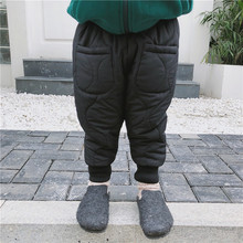 Phiên bản Hàn Quốc cho trẻ em mùa đông ấm áp quần dài ở trẻ em có thể mặc quần chần dày quần sườn Xuống quần