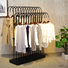 Hàng đôi Nakajima giá quần áo cửa hàng quần áo móc hiển thị đứng màn hình đứng sàn mới rèn giá treo sắt Đạo cụ trưng bày quần áo