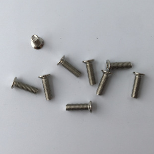 【M5*10-100】304不锈钢平头机丝 沉头十字机牙 螺丝厂家批发