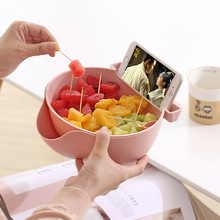 Các sáng tạo mới Lek Lai bunk tháo cống nhựa giỏ đĩa trái cây nhà rung cùng một đoạn trái cây rửa Bát trái cây